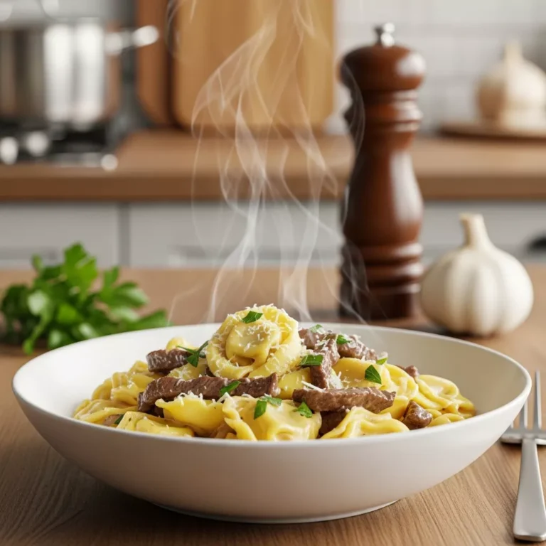 Garlic Steak Tortellini