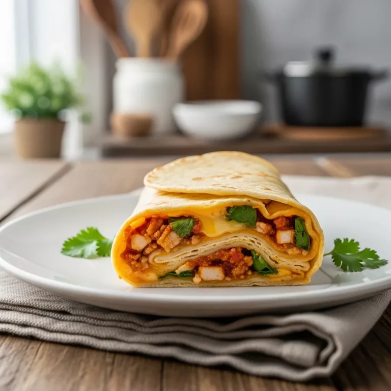 keto crunchwraps recipe Close-up of a keto crunchwrap